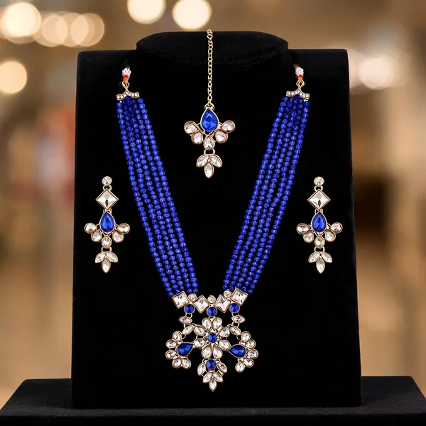 Blue_Jewellery_Set_Alloy_For_Women_Pack_Of_1
