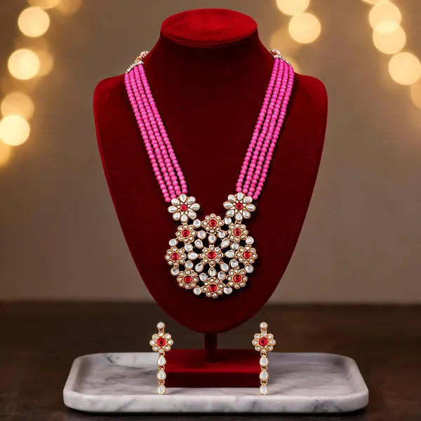 Pink_Jewellery_Set_Alloy_For_Women_Pack_Of_1