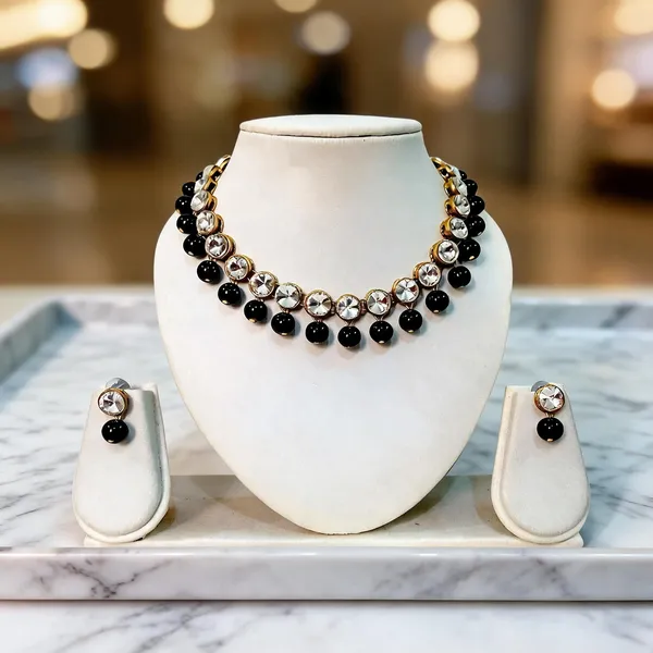 Black_Jewellery_Set_Alloy_For_Women_Pack_Of_1