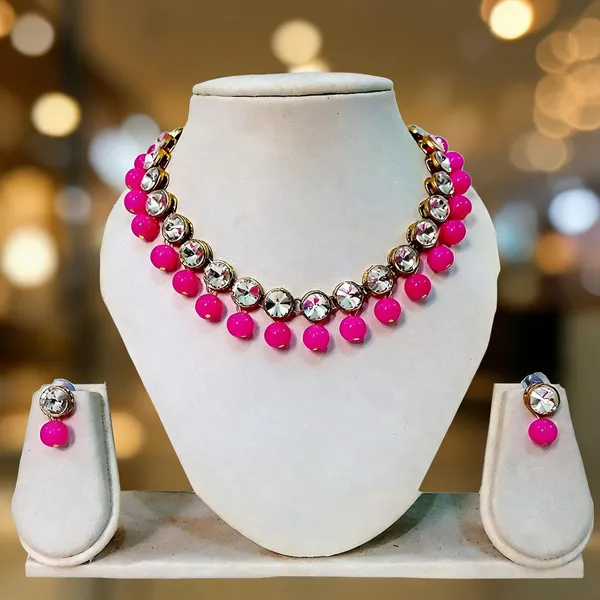 Pink_Jewellery_Set_Alloy_For_Women_Pack_Of_1