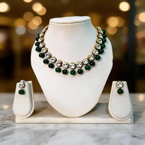 Green_Jewellery_Set_Alloy_For_Women_Pack_Of_1