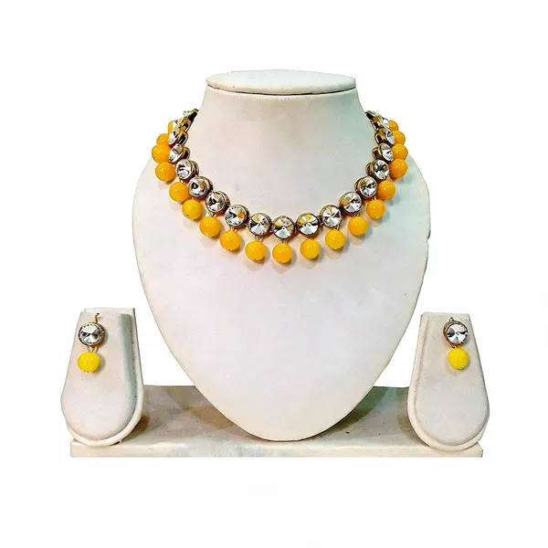 Yellow_Jewellery_Set_Alloy_For_Women_Pack_Of_1