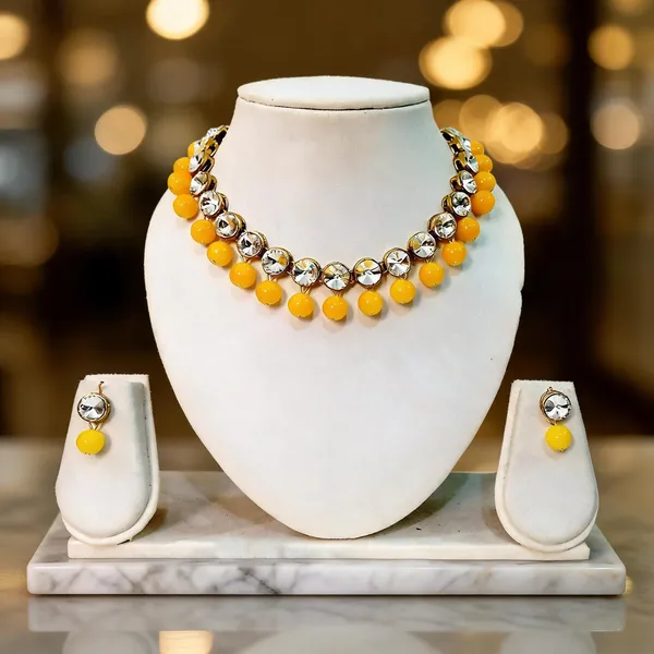 Yellow_Jewellery_Set_Alloy_For_Women_Pack_Of_1