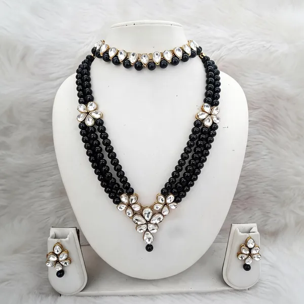 Black_Jewellery_Set_Alloy_For_Women_Pack_Of_1