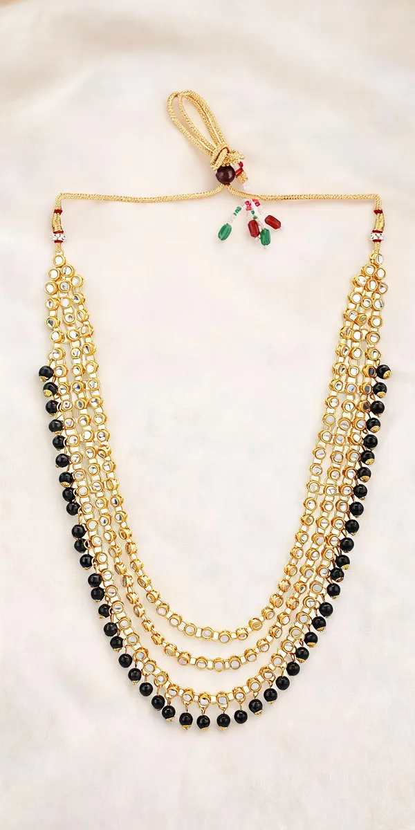 Black_Groom_Mala,_Layered_Necklace_Alloy_For_Groom_Pack_Of_1