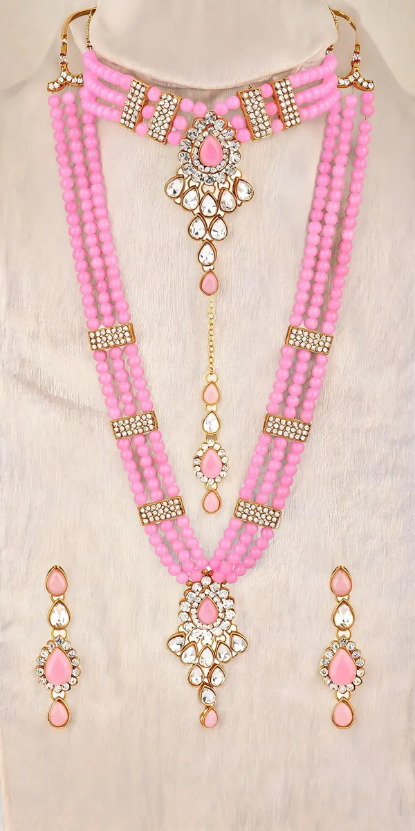 Pink_Jewellery_Set_Alloy_For_Women_Pack_Of_1