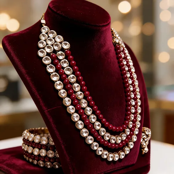 Maroon_Jewellery_Set_Alloy_For_Women_Pack_Of_1