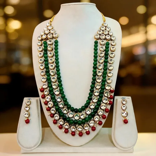 Red_And_Green_Jewellery_Set_Alloy_For_Women_Pack_Of_1