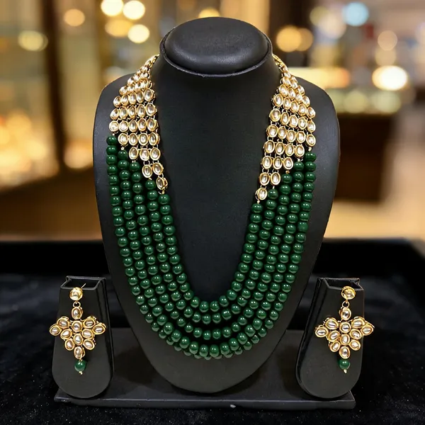 Green_Jewellery_Set_Alloy_For_Women_Pack_Of_1
