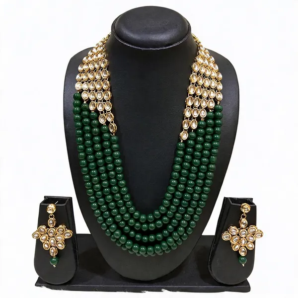 Green_Jewellery_Set_Alloy_For_Women_Pack_Of_1