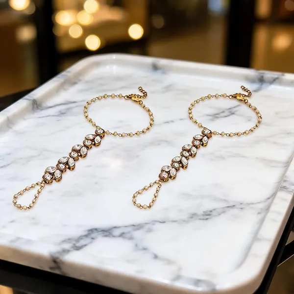White_Bracelet_Alloy_For_Unisex_Pack_Of_2