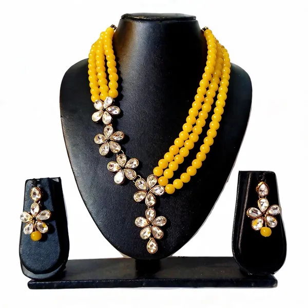 Yellow_Jewellery_Set_Alloy_For_Women_Pack_Of_1
