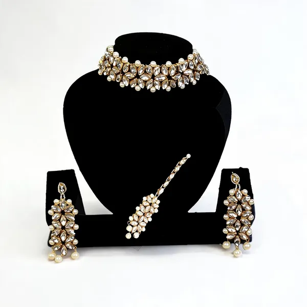 White_Jewellery_Set_Alloy_For_Women_Pack_Of_1