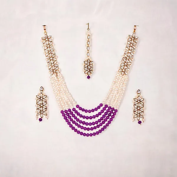 Purple_Jewellery_Set_Alloy_For_Women_Pack_Of_1