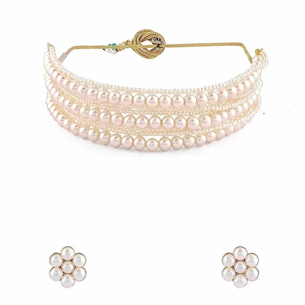 White_Jewellery_Set_Alloy_For_Women_Pack_Of_1