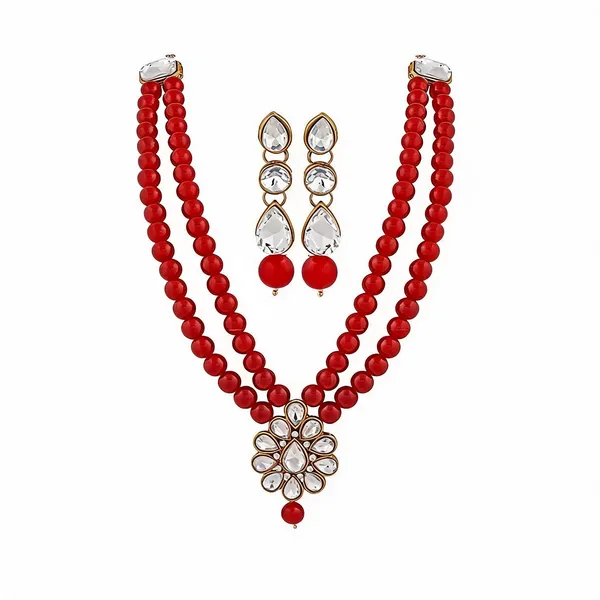 Maroon_And_Gold_Jewellery_Set_Alloy_For_Women_Pack_Of_1