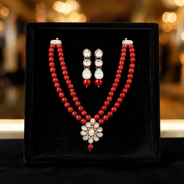 Maroon_And_Gold_Jewellery_Set_Alloy_For_Women_Pack_Of_1