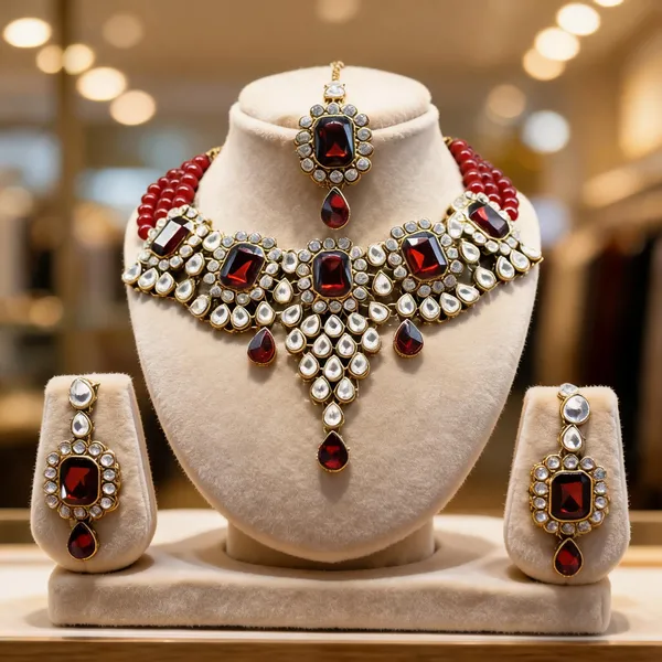 Maroon_Jewellery_Set_Alloy_For_Women_Pack_Of_1