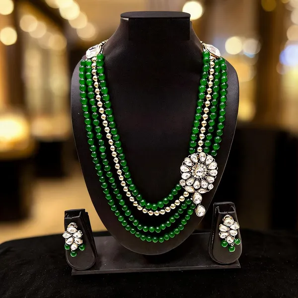 Green_Jewellery_Set_Alloy_For_Women_Pack_Of_1