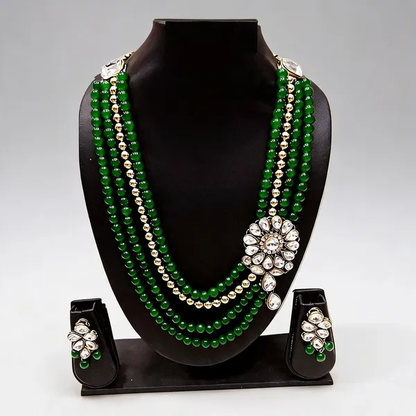 Green_Jewellery_Set_Alloy_For_Women_Pack_Of_1