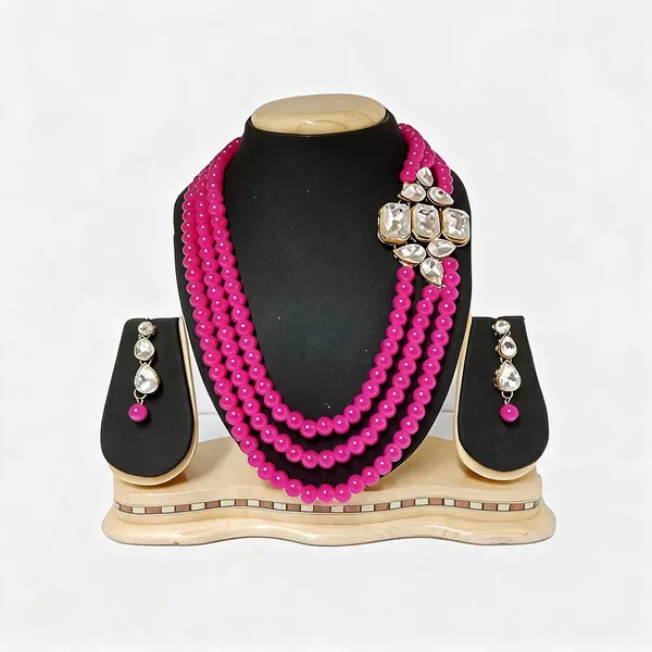 Pink_Jewellery_Set_Alloy_For_Women_Pack_Of_1