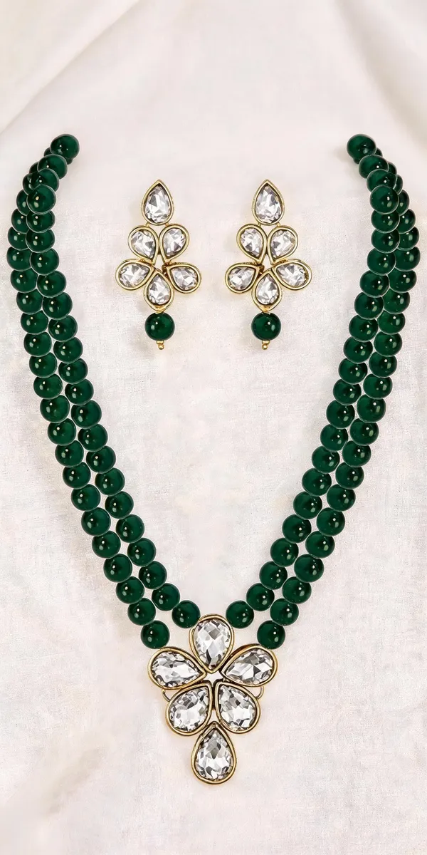 Green_Jewellery_Set_Alloy_For_Women_Pack_Of_1