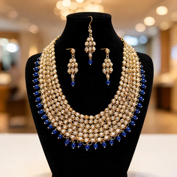 Blue_Jewellery_Set_Alloy_For_Women_Pack_Of_1