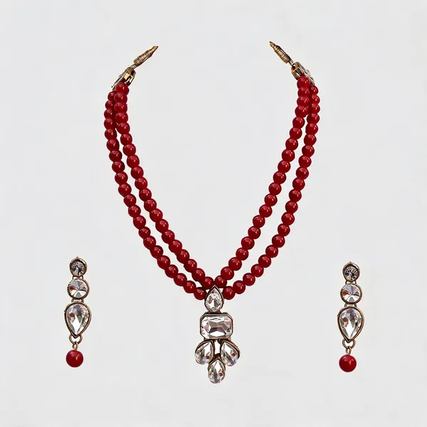 Maroon_Jewellery_Set_Alloy_For_Women_Pack_Of_1