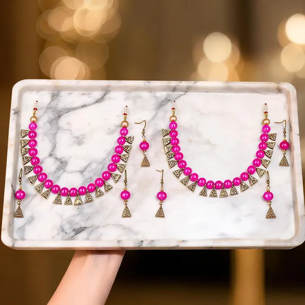 Pink_And_Gold_Jewellery_Set_Alloy_For_Women_Pack_Of_2