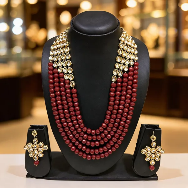 Red_And_Gold_Jewellery_Set_Alloy_For_Women_Pack_Of_1
