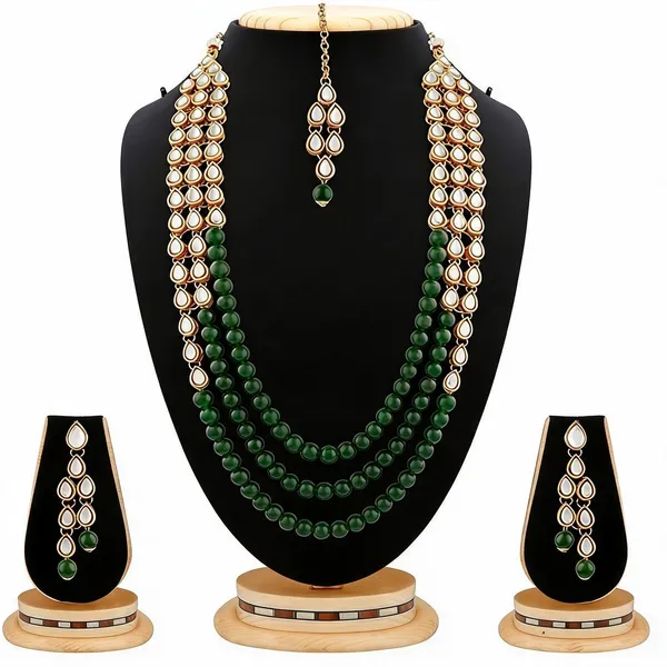 Green_Jewellery_Set_Alloy_For_Women_Pack_Of_1