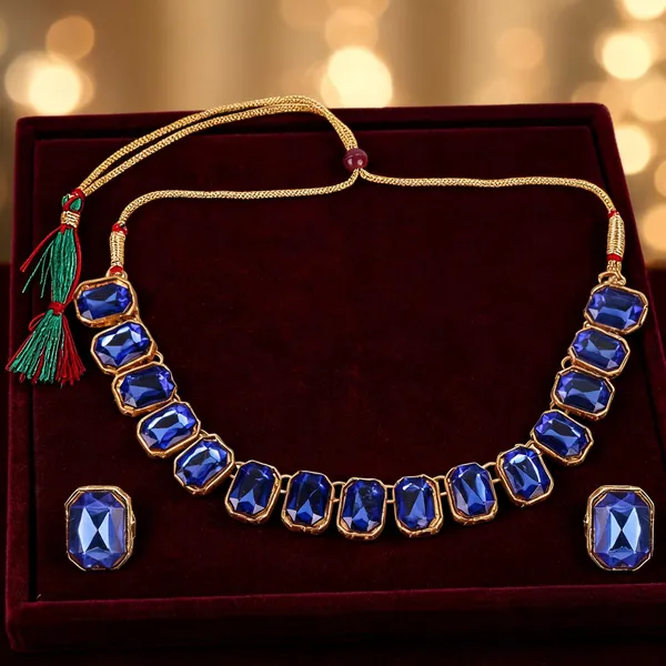 Blue_Jewellery_Set_Alloy_For_Women_Pack_Of_1