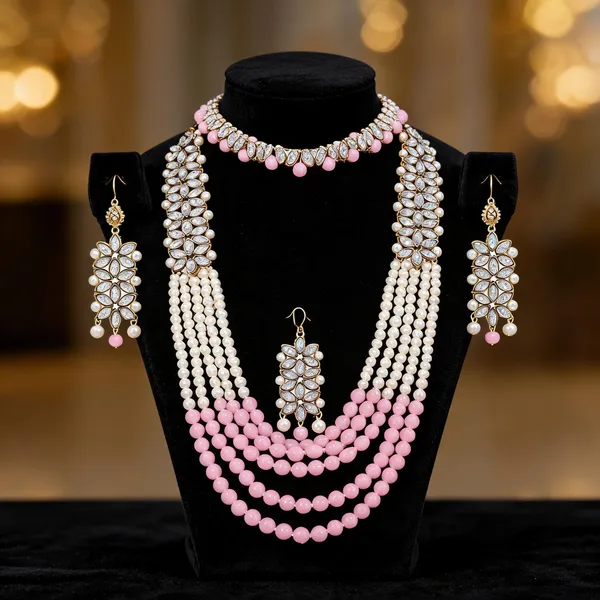 Pink_Jewellery_Set_Alloy_For_Women_Pack_Of_1