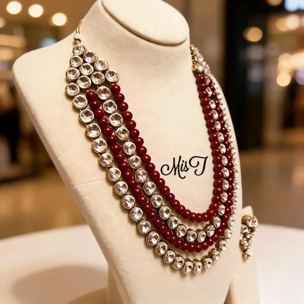 Maroon_Jewellery_Set_Alloy_For_Women_Pack_Of_1