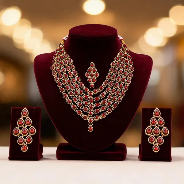 Maroon_Jewellery_Set_Alloy_For_Women_Pack_Of_1