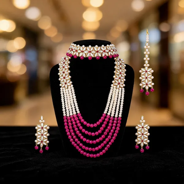 Pink_Jewellery_Set_Alloy_For_Women_Pack_Of_1