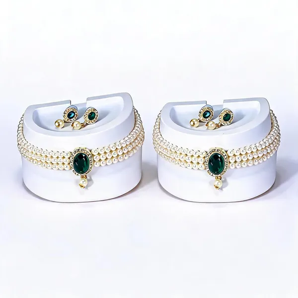 Green_Jewellery_Set_Alloy_For_Women_Pack_Of_2