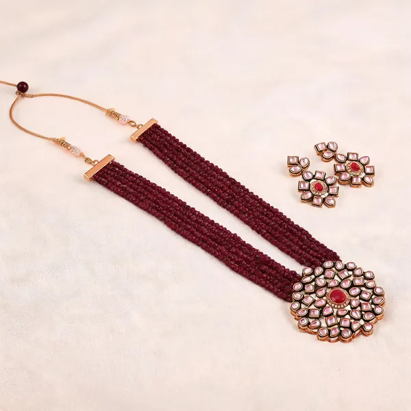 Maroon_Jewellery_Set_Alloy_For_Women_Pack_Of_1