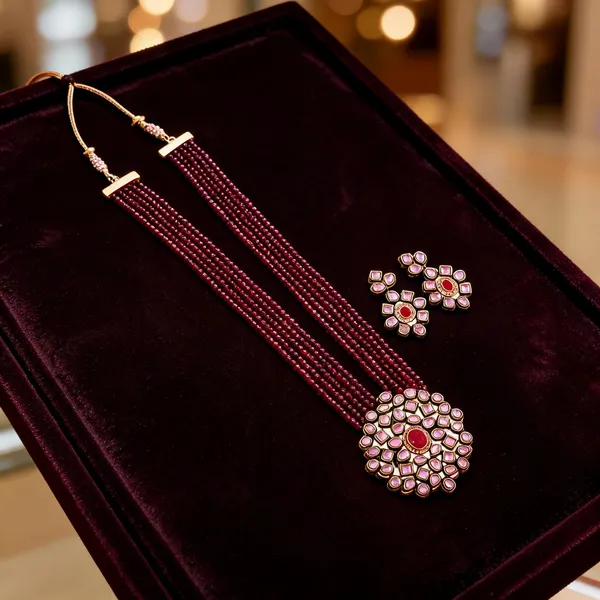 Maroon_Jewellery_Set_Alloy_For_Women_Pack_Of_1