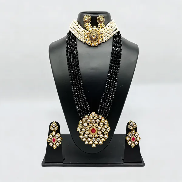 Black_Jewellery_Set_Alloy_For_Women_Pack_Of_1