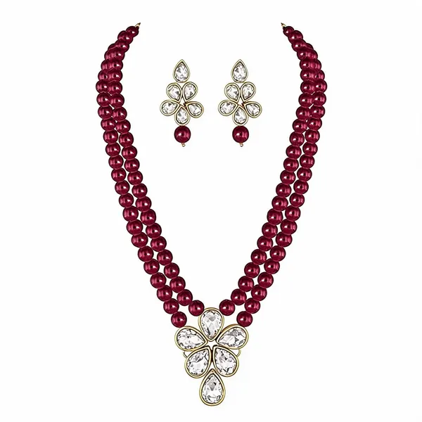 Maroon_Jewellery_Set_Alloy_For_Women_Pack_Of_1