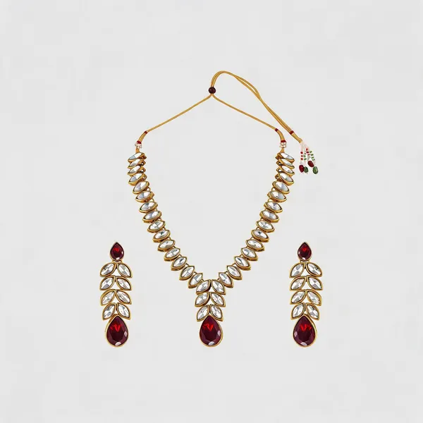 Maroon_Jewellery_Set_Alloy_For_Women_Pack_Of_1