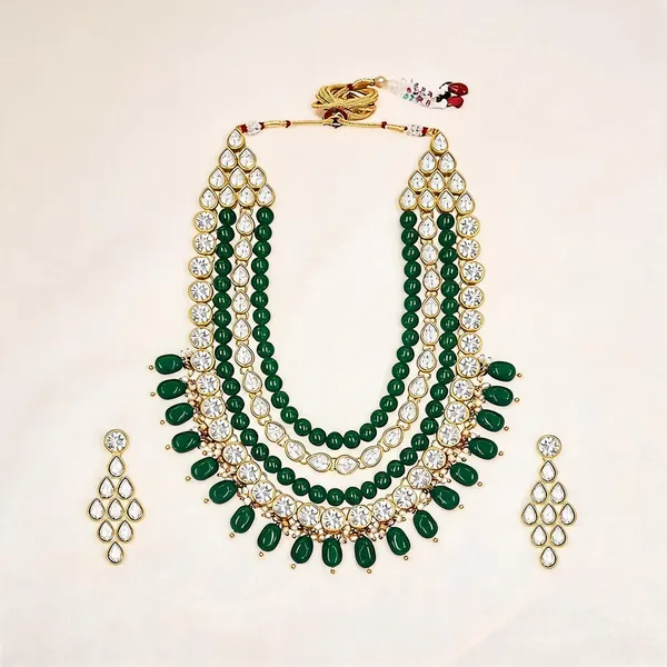 Green_Jewellery_Set_Alloy_For_Women_Pack_Of_1