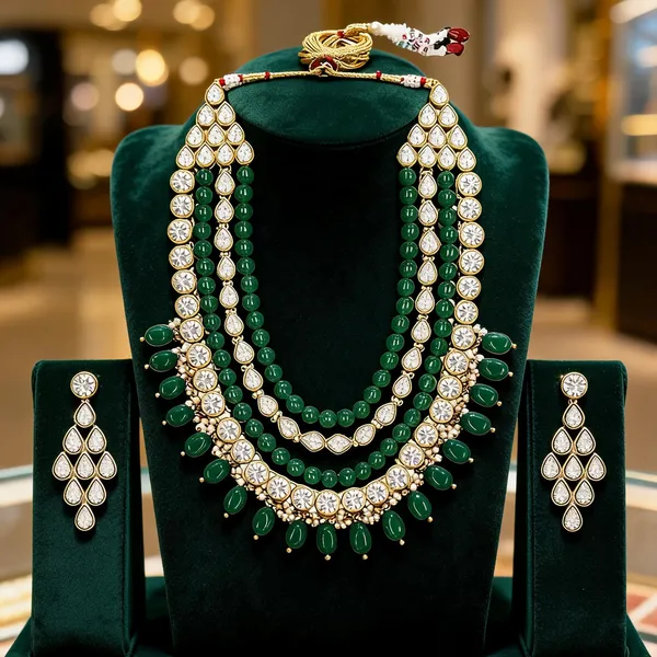 Green_Jewellery_Set_Alloy_For_Women_Pack_Of_1