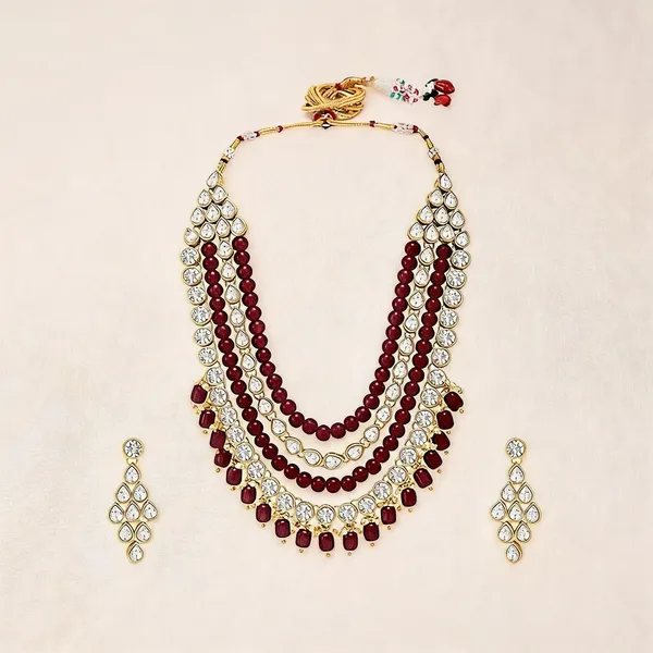 Maroon_Jewellery_Set_Alloy_For_Women_Pack_Of_1
