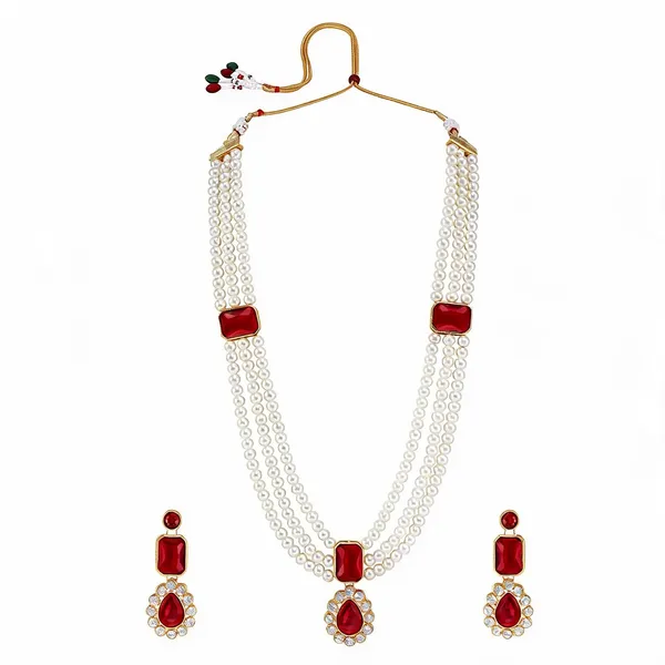 Maroon_Jewellery_Set_Alloy_For_Women_Pack_Of_1