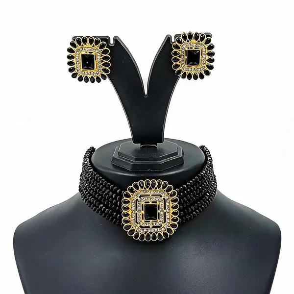 Black_Jewellery_Set_Alloy_For_Women_Pack_Of_1