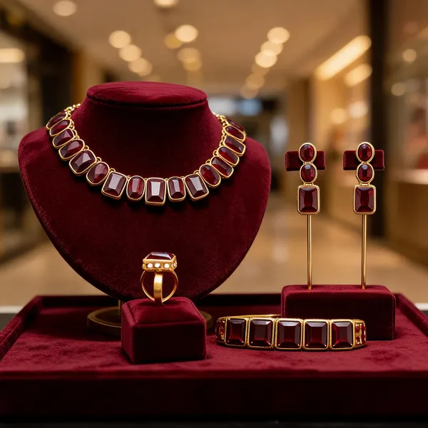 Maroon_Jewellery_Set_Alloy_For_Women_Pack_Of_1