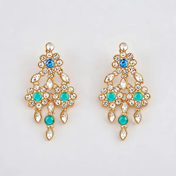Blue_Earrings_Alloy_For_Unisex_Pack_Of_2