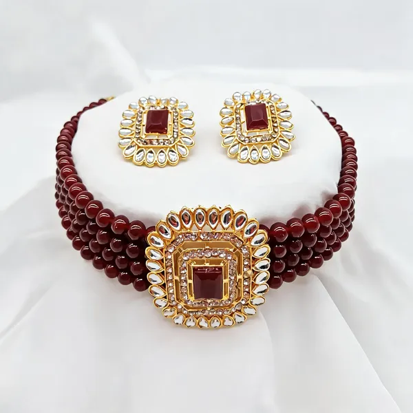 Maroon_Jewellery_Set_Alloy_For_Women_Pack_Of_1